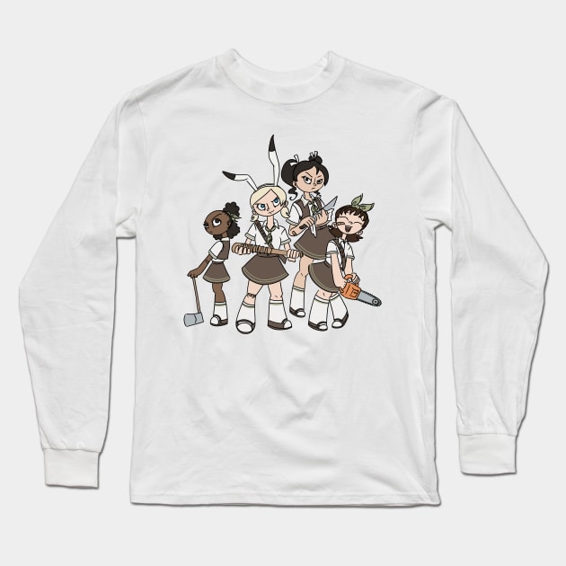 Rabbit Scouts Long Sleeve T-Shirt by ScottiArt